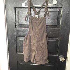 Aerie Dark Gray Overalls